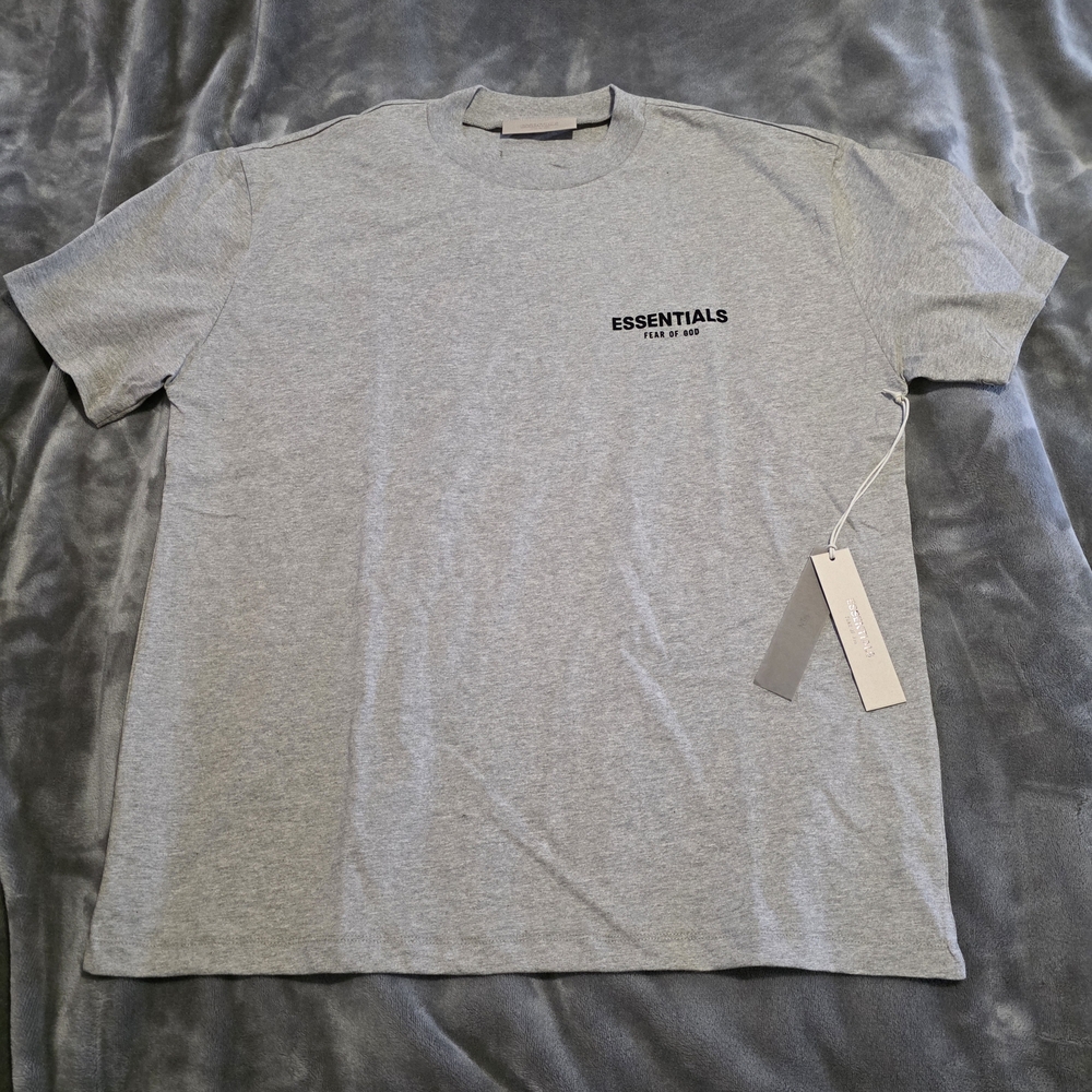 Essentials Fear Of God Gray Men's T-Shirt.